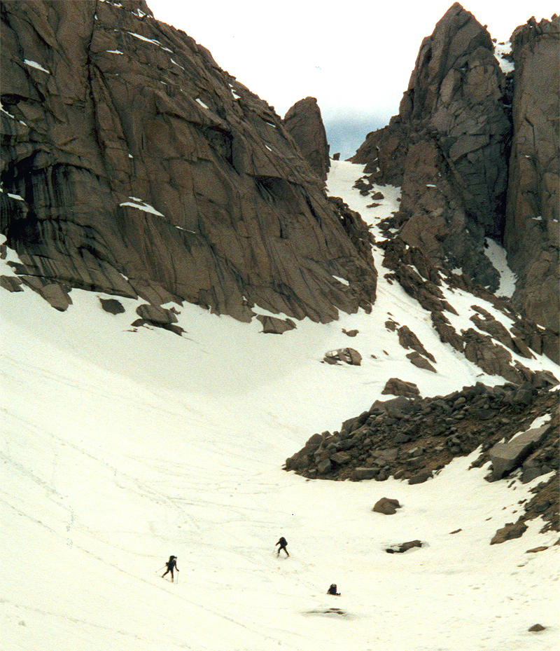 Descending from University Pass