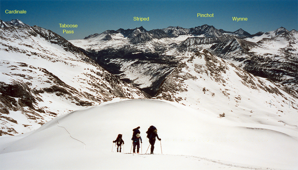 Skiing the Cirque Crest