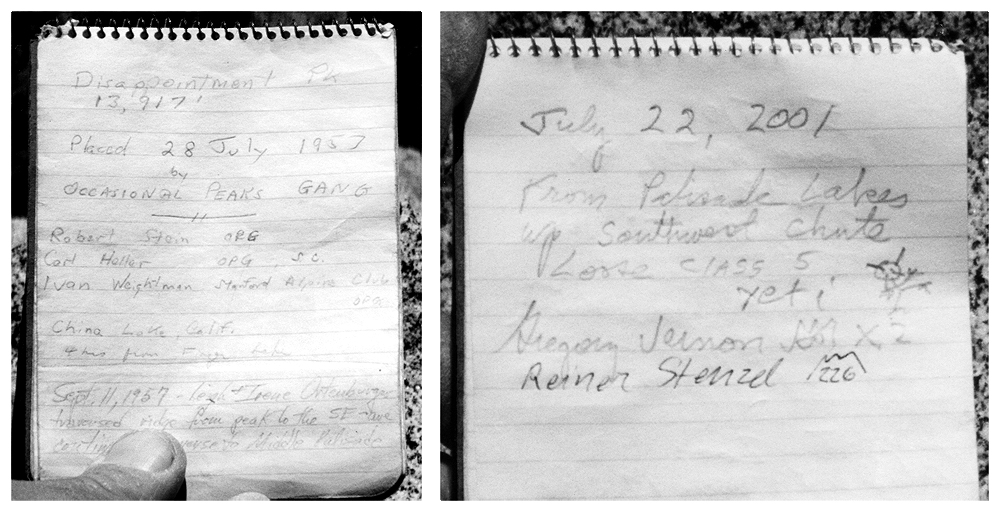 Disappointment register