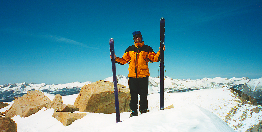 Jonathan on the summit