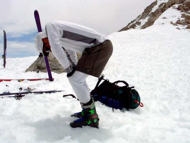 Ascending Mather Pass