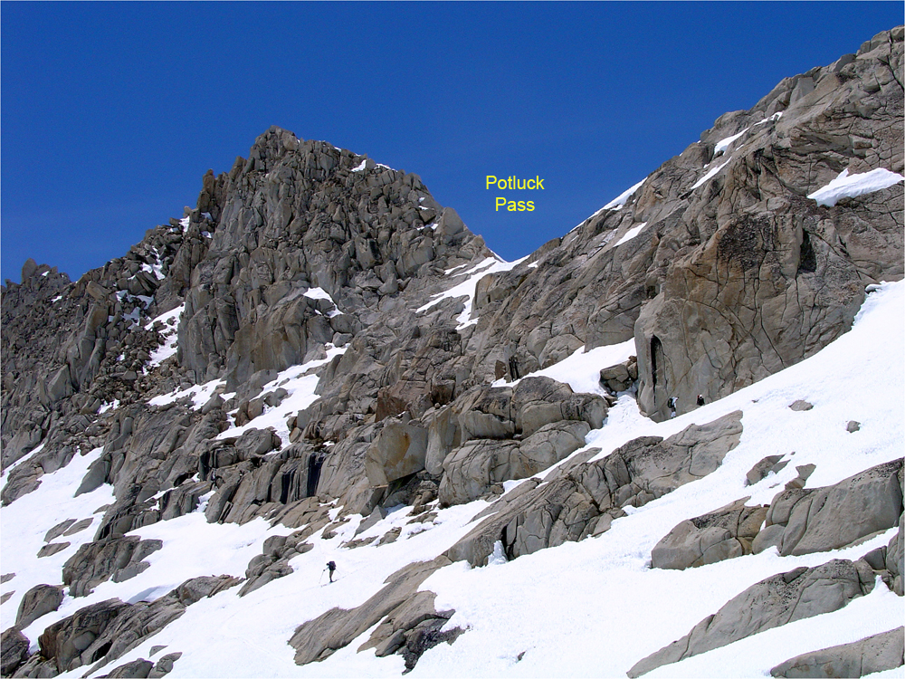 Descending Potluck Pass
