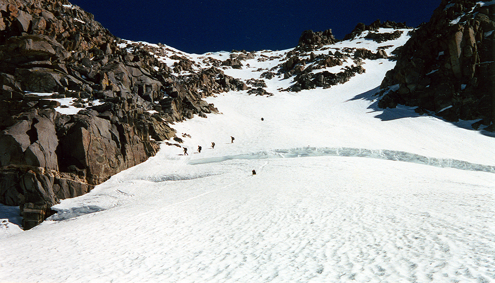 Descending N Couloir