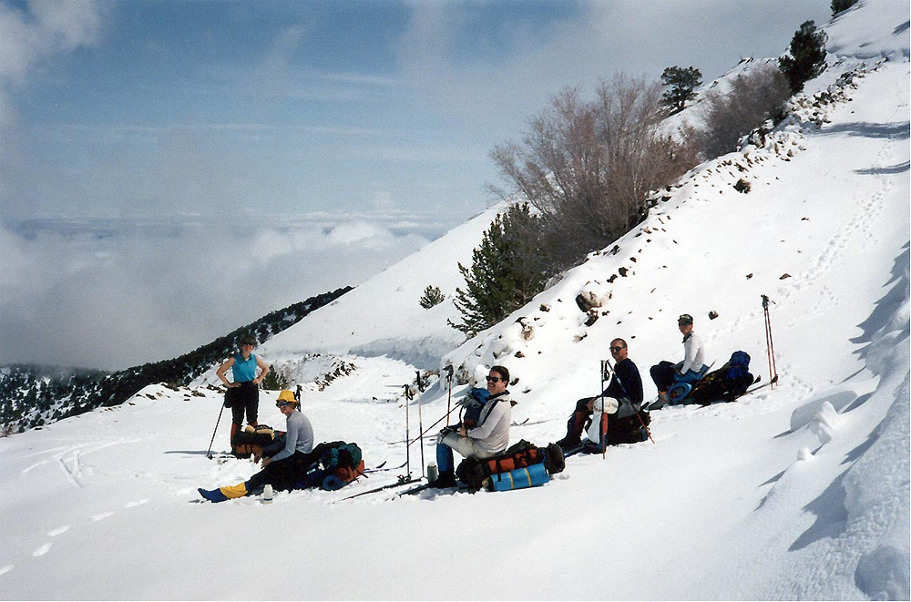 Group taking a break