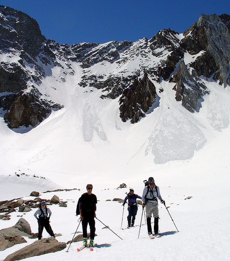 Snowfields east of Mt Humphreys